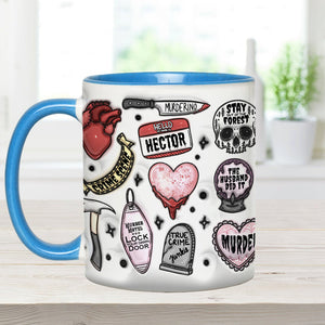 True Crime Junkie - Personalized Accent Mug