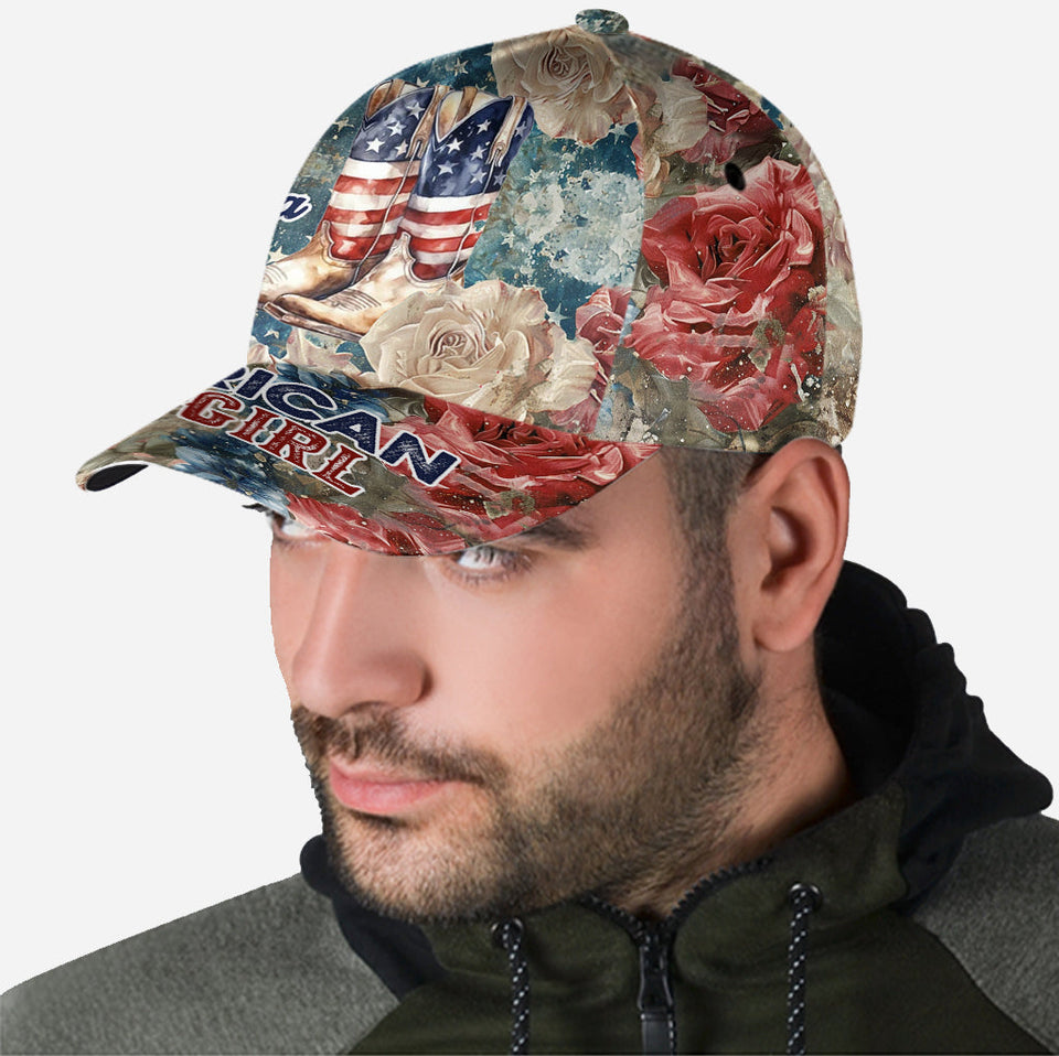 American Cowgirl - Personalized Country Girl Classic Cap