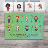 El Amor Crece Aquí Abuela's Garden Grandma Nana - Personalized Grandma Doormat