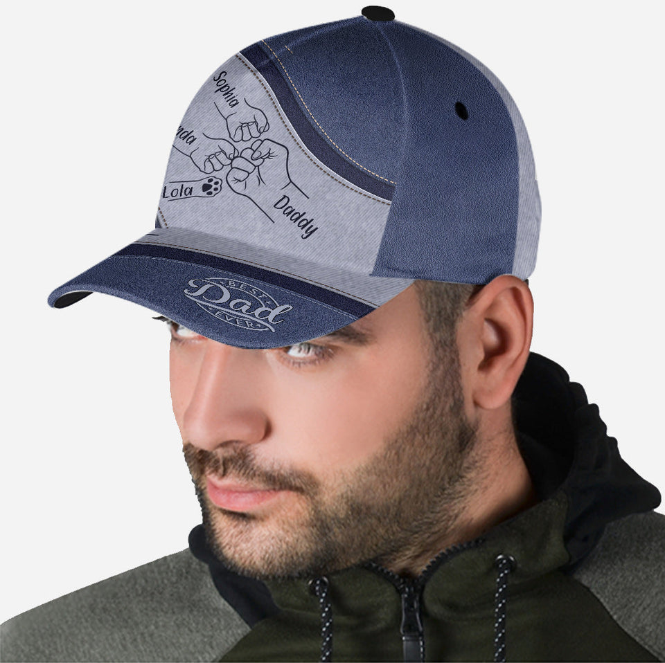 Best Dad Dog Dad Ever - Personalized Father Classic Cap