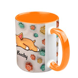 Best Dog Mom Ever - Personalized Dog Accent Mug