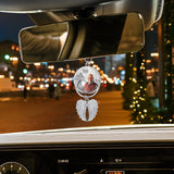Those We Love Don't Go Away - Personalized Memorial Wings Ornament