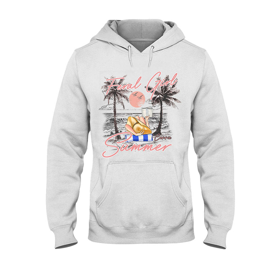 Feral Girl - Personalized Sea Lover T-shirt And Hoodie