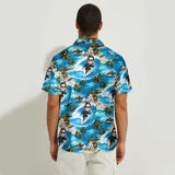 Funny Caricature From Any Photo - Personalized Surfing Hawaiian Shirt