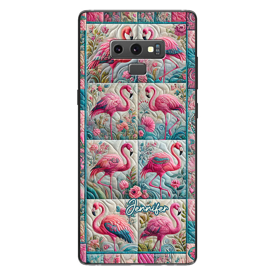 Vintage Flamingo - Personalized Flamingo Phone Case