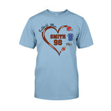 Football Mom - Personalized Football T-shirt And Hoodie
