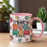 Best Dog Mom Dog Dad Cat Mom Cat Dad Ever - Personalized Dog Accent Mug