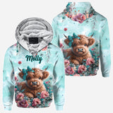Cute Baby Cow - Personalized All Over Shirt