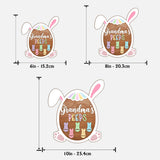 Grandma Nana Mimi Easter Peeps - Personalized Grandma 2 Layered Wood Sign / Wood Plaque