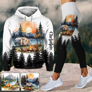 Love Camping - Personalized Camping Hoodie and Leggings