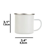 Best Dad Ever Fist Bump - Personalized Father Enamel Mug