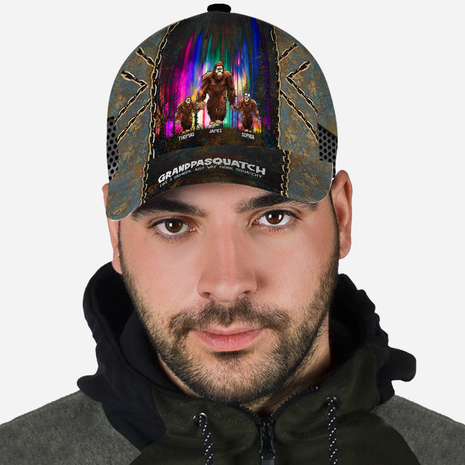Grandpasquatch - Personalized Grandpa Classic Cap