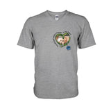 You Left Paw Prints Forever In My Heart - Personalized Dog T-shirt And Hoodie