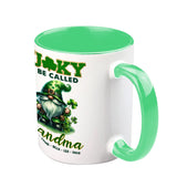 Lucky To Be Called Nana/ Mimi... - Personalized Grandma Accent Mug