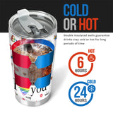 I Love Seeing You Naughty - Personalized LGBT Support Tumbler