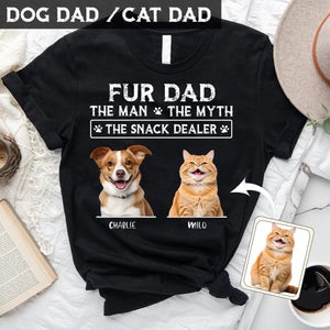 Fur Dad - Personalized Dog T-shirt And Hoodie
