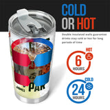 Best Dad by Par Any Title - Personalized Golf Tumbler