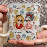First My Mother Forever My Friend - Personalized Mother Mug