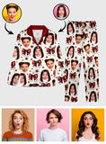 Coquette Besties Christmas - Personalized Bestie Button Down Pajamas