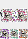 Fuck Around And Find Out - Personalized Skull Car Sunshade