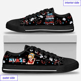 Nurse Life 4th Of July - Personalized Nurse Low Top Shoes