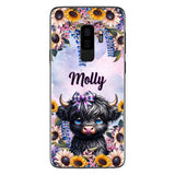 Cute Little Highland Cow - Personalized Phone Case