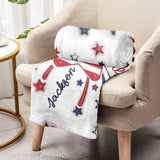 Grandma's Little Star 4th Of July - Personalized Grandma Blanket