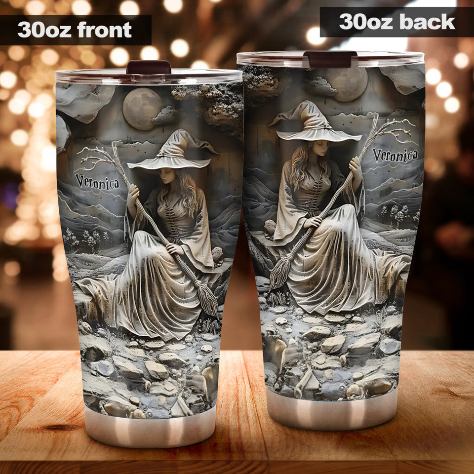 Beautiful Witch - Personalized Witch Tumbler