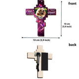 Custom Photo In Our Hearts Always - Personalized Memorial Shaped Car Visor Clip