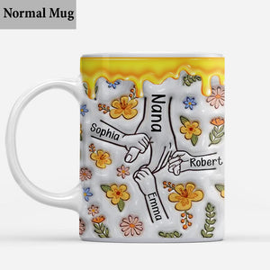 You Hold Our Hand - Personalized Mother Mug