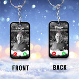 La Llamada Que Desearía Poder Contestar - Personalized Memorial Keychain