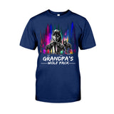 Grandpa's Wolf Pack - Personalized Grandpa T-shirt And Hoodie