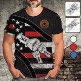 Fist Bump Dad And Children - Personalized Father All Over Shirt