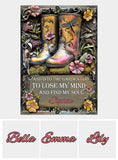 Into The Garden I Go - Personalized Gardening Rectangle Metal Sign