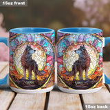 Fierce Spirit - Personalized Wolf Accent Mug
