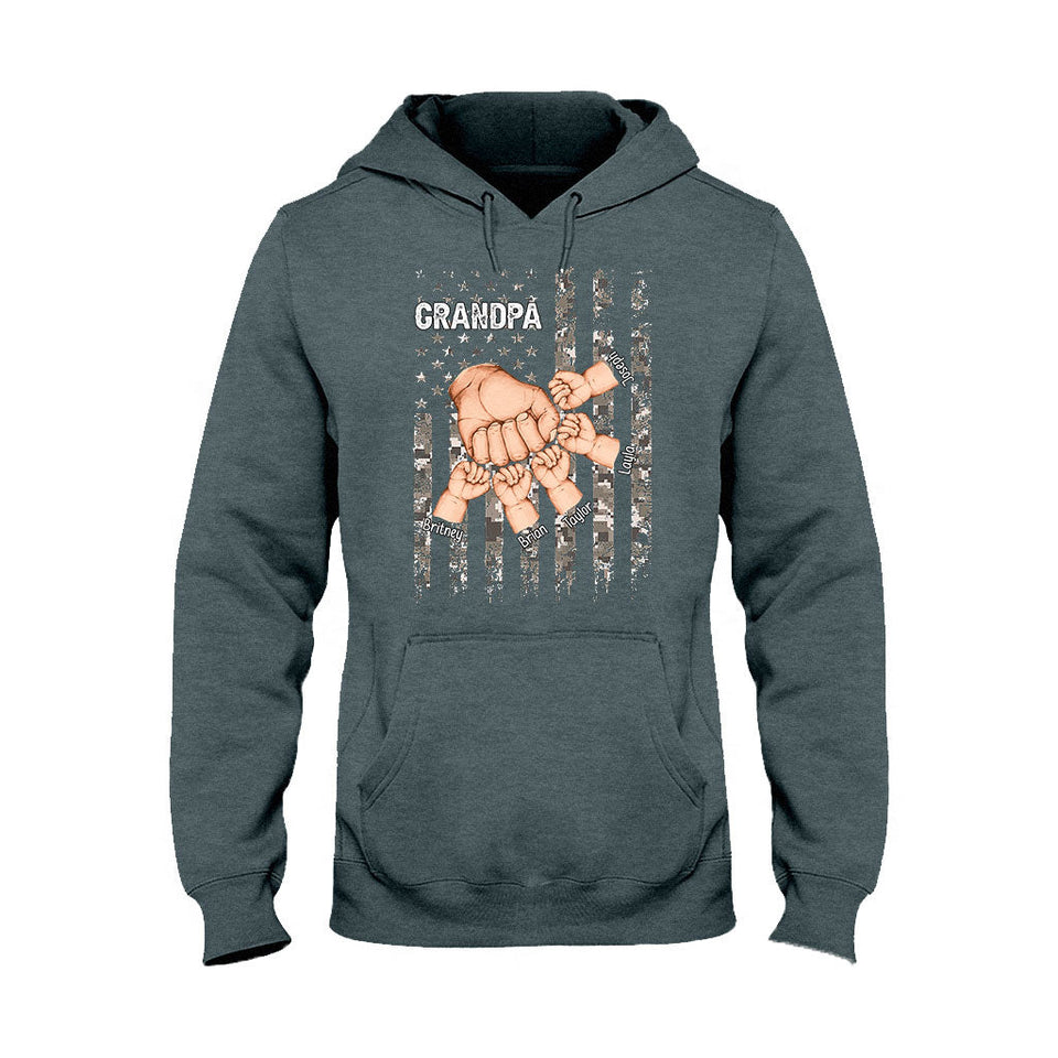 Best Grandpa/Papa/Dad Ever - Personalized Grandpa T-shirt And Hoodie