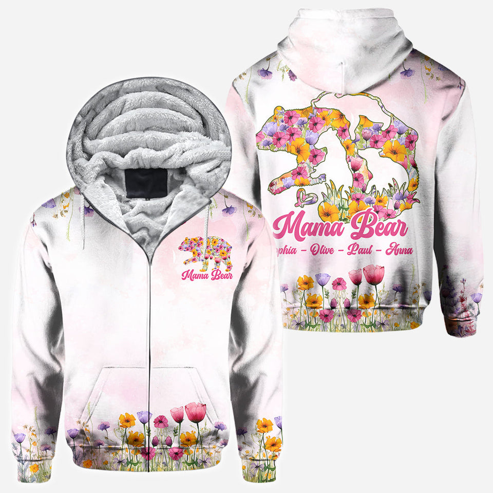 Mama Bear - Personalized Mother All Over Shirt