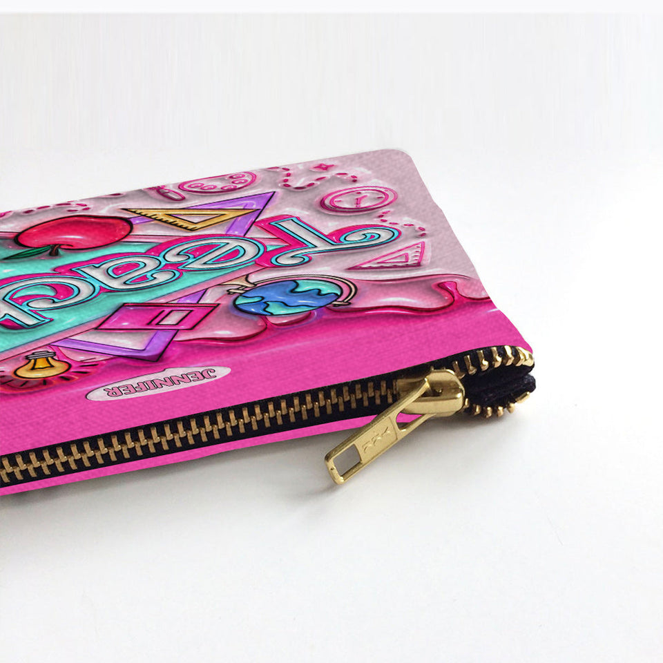 I Am Teacher - Personalized Teacher Pouch