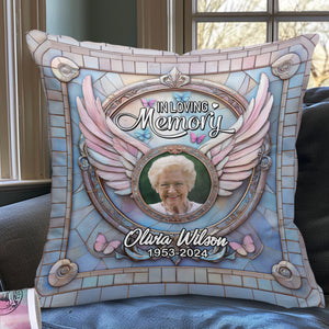Coussin commémoratif personnalisé en souvenir de quelqu'un