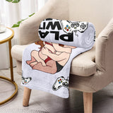 Play With Me - Personalized Video Game Blanket
