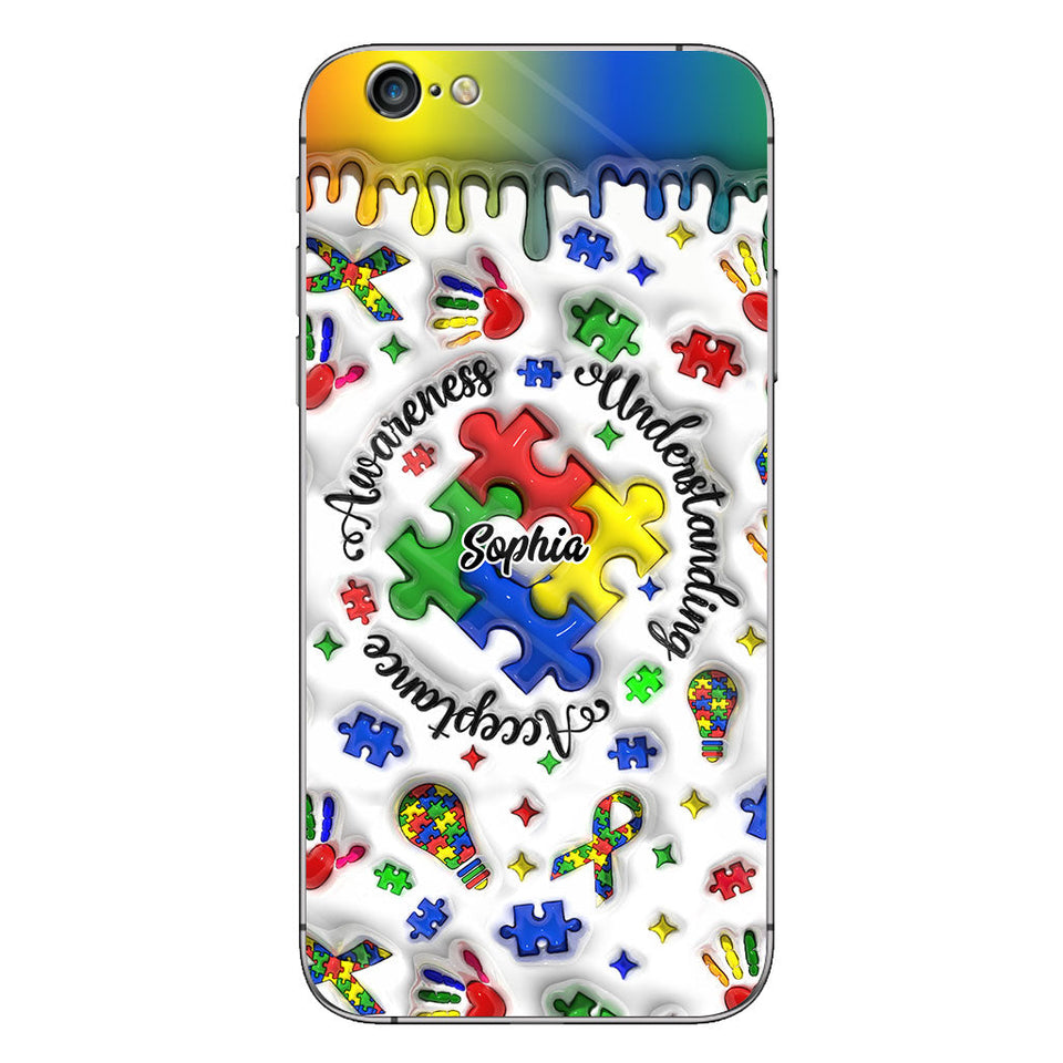 Sensibilisation à l'autisme - Coque de téléphone personnalisée pour la sensibilisation à l'autisme