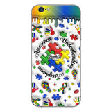 Sensibilisation à l'autisme - Coque de téléphone personnalisée pour la sensibilisation à l'autisme