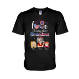 Blessed To Be Called Nana Grandpa Gigi - Personalized Grandma T-shirt And Hoodie