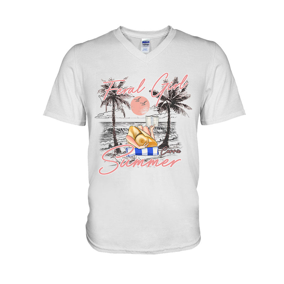 Feral Girl - Personalized Sea Lover T-shirt And Hoodie