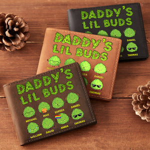 Dopest Dad Ever - Personalized Father Leather Wallet