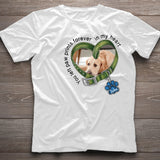 You Left Paw Prints Forever In My Heart - Personalized Dog T-shirt And Hoodie