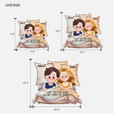 I Love You Even When You Fart Under The Blankets - Personalized Couple Custom Shaped Wood Sign