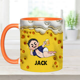 It's Not A Dad Bob It's A Fatherfigure - Personalized Father Accent Mug