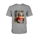 Pround Mom/ Dad/... Game Day & Everyday - Personalized Football T-shirt And Hoodie
