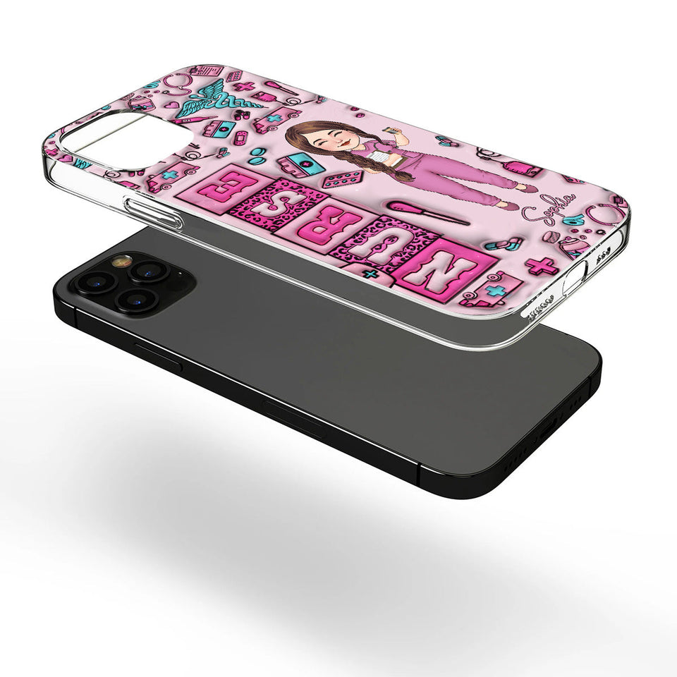 Nurse Life - Personalized Nurse Clear Phone Case